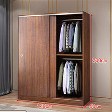 Lwieui Armadietti e credenze Armadio Home Bedroom Bedroom Door Stringing Modern Semplice Piccolo Apartment Cabinet Porta Scorrevole Ampio Armadio .Armadio per Camera da Letto