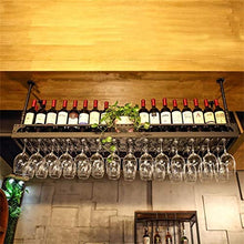 HJ-Golf Rack per armadietti per stoccaggio per Goblet Porta Bicchiere Calice Sospensione Bicchiere da Vino Portapiatti da Appendere for Vino Staffa di Ferro per Bottiglie di Vino per Vino
