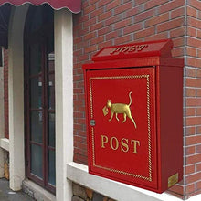 YONGYONGCHONG Cassetta delle lettere da esterno creativa da parete grande cassetta postale di sicurezza