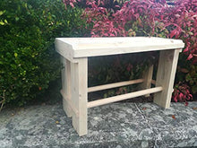Panca in legno per bambini, 60 cm di lunghezza