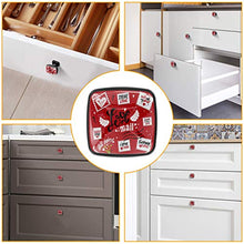 Imposta la posta d'amore Pomelli per Porta Set di 4 Pomelli per Mobili Manopole per Cassetti Cucina Armadio Vetro