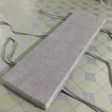 Yzzlh - Cuscino per panchina per interni e esterni, 2 3 e 4 posti, morbido cuscino per dondolo da giardino, antiscivolo, 30 x 200 x 3 cm, colore: grigio