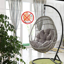Appeso Uovo Amaca Sedia Cuscini,Singolo Addensare Aumentare Cesto Appeso Cuscino Famiglia Divano Antiscivolo Comoda Cuscini di Seduta-B-90x120x13cm