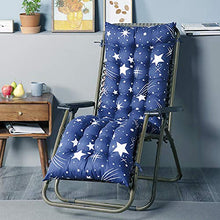 Cuscino Imbottito per Sdraio Giardino Spesso 48x155cm Cuscino Imbottito per Sedia a Dondolo in Poliestere per Interni Esterni