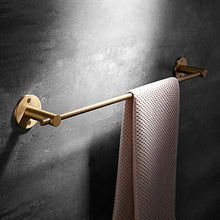 WHSS. Portasciugamani in Rame Dorato for Bagno in Ottone Massiccio Appendiabiti da Bagno in Ottone