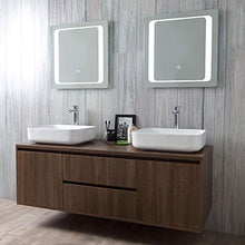 Kiamami Valentina MOBILE BAGNO SOSPESO 150CM DOPPIO LAVABO E SPECCHIO LED TOUCH | SIENA