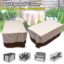 Sweo Copertura Antipolvere per Mobili da Esterni Esterni Copertura Impermeabile Antivento Antistrappo Resistente UV Oxford Panno Protector Piccolo Tavolo