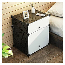 Rowe Semplice Multifunzionale Comodino Camera Gabinetto Governo di immagazzinaggio Storage Rack Pieghevole cassetto Armadio di immagazzinaggio 37 * 39 * 57 Centimetri (Color : Version N)