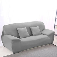 WINOMO Fodera per Divano Copridivano Copertine 3 Posti Copertura di Elasticità Coperchio Protezione del Mobiletto (Grigio)