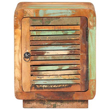 FAMIROSA Comodino 40x30x50 cm in Legno Massello di Recupero-0463