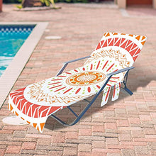 Sdfsa - Coprisedia portatile per piscina, con tasche laterali, per prendisole, per piscina, sdraio, per vacanze