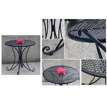 CGBF-Garden Bistro 3 Pezzi Mobilia del Balcone del Patio Smontabile del Metallo All'aperto