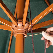 Parasole da Giardino per Esterni da 2,7 m, Grande ombrellone da Giardino in Alluminio, tettoia per ombrellone, Leggero, Resistente ai Raggi UV, per Tende da Spiaggia/Piscina/Patio/ripa