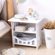 N / B Piccolo alloggiamento alloggiamento Comodino, Moda, Comodino, Design Semplice, Robusto, Bianco
