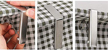 Wacemak1r - Supporto per tovaglia in acciaio inox, per feste, picnic, 4 pezzi