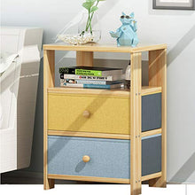 LICHUAN Tavolino moderno comodino con ripiano portaoggetti comodino con cassetto organizer per riporre oggetti, scrivania e camera da letto, tavolino da montare