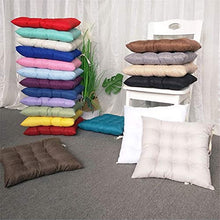 Morbuy Cuscini per Sedia Piazza, 100% Cotone Spessa Comoda Seduta Traspirante Cuscino per Pavimento per Interno ed Esterno mobili e Arredamento da Giardino (40 * 40,Grigio)