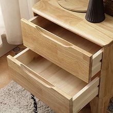 Xiaoli Comodini Comodino in Legno massello con comodini in Rovere Color Legno Camera da Letto Comodini Letto