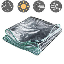 Telone Impermeabile Per Esterno Trasparente, Spesso Copertura Esterna Tende Sole Serra Vegetale, 0.35mm, Può Essere Utilizzato Più Volte, Può Essere Personalizzato(1.8 * 1m(5.9 * 5.9ft))