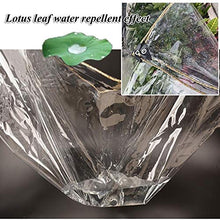 MAHFEI Telone Telo Copertura, Clear Tarps Telo Impermeabile Esterno con Occhielli Tenda Divisoria 100% UV E Resistente agli Agenti Atmosferici Teloni Perfetto per Le Tende
