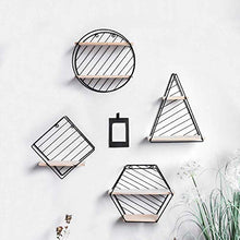 Semplicità Elegante Scaffale Scaffale a Muro Mobile Scaffali Iron Art Semplice Multifunzione Geometrico Salva Spazio, 4 Dimensioni, HJJ, C30CM