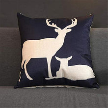 Xyfw Set da 8 Pezzi Cuscino in Stile Alce Cuscino per Divano Cuscino in Lino Stile Cartone Animato Abbraccio Federa Non Include Cuscino (Uno per Ogni Colore)
