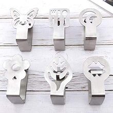 EVENN 4PCS Supporto per tovaglia ispessito forte panno clip copertura tavolo morsetti luna