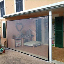 Teloni 4x4m Telone resistente alla polvere e alla pioggia con protezione solare per balcone da giardino Telone in plastica trasparente(Size:3x10M)