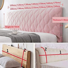 uyeoco Copertura per Testiera per Letto Copri Testata Letto Matrimoniale/Singolo Premium Imbottita Elastica Copritestata Letto Velluto Fodera Protezione Anti-collisione Cuscino