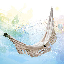DOITOOL amaca boho nappina doppia amaca letto per due persone per portico esterno coperta interna
