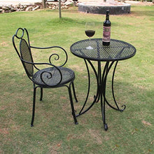 CGBF-Garden Bistro 3 Pezzi Mobilia del Balcone del Patio Smontabile del Metallo All'aperto