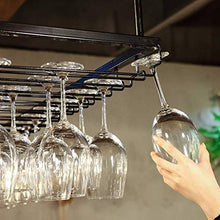 DJSMjbj - Portabottiglie da appendere in ferro da stiro, da soffitto, bar, soggiorno, hotel, ristoranti, Marrone, 120*35cm
