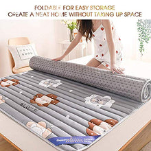 Zixin Tatami Materasso Antiscivolo Lavabile Pieghevole Bed Cuscino Studente Materasso Cotone Stampato Materasso, futon Morbida e Spessa Giapponese Double Single, 150 200cm (Size : 180 x 200 cm)