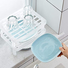 bkls 4 PCS Stackeble Kitchen Tableware Rack Cabinet Rack Tableware Drying Rack