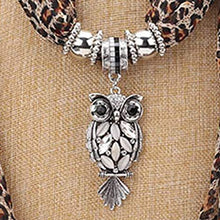 WE-WHLL Sciarpa dei monili del Pendente della Collana della Signora della Sciarpa della Sciarpa della Signora della Sciarpa del Leopardo delle Donne nuovissime di Modo