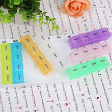 DOITOOL - Contenitore per pillole da viaggio, a 28 celle, portatile, in plastica, organizer settimanale per medicina