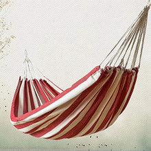 Yuxahiug Addensare Canvas Amaca Swing all'aperto Singola Doppia Persone Dormitorio Camping amache Red