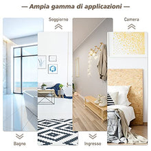 GOPLUS Armadietto con 4 Ripiani e Sppechio da Bagno, 66x63x12,5 cm (Bianco)