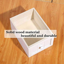 AINIYF Tavolo Comodino in Legno for Comodino for divani Organizer 2 Livelli 1 cestini e 1 Comodino Bianco