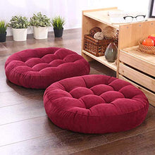 YOTONG Cuscino per Cuscino per Cestino futon Rotondo 1pcs,Lago Blu,42x42x5cm.