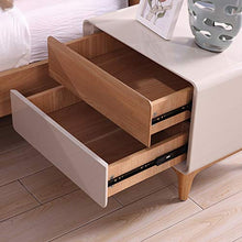 Comodino Multi-Funzione cassetto armadietto Piastra Comodino Grande capacità Semplice Comodino Camera da Letto (Color : Brown, Size : 54.4 * 39 * 45cm)