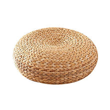 SNAWEN Cuscino da Meditazione in Tessuto Intrecciato Cuscino per Ispessimento del Sedile Cuscino per futon Tatami Yoga Giapponese Cuscino per Tappetino da tè per casa da tè-Un_40x40cm