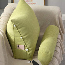 YAHAO Cuscino A Triangolo Cuscino, Cuscino da Lettura Cuscino A Cuneo Cuscino Cuscino Lungo Cuscino con Schienale Cuscino Cuscino A Forma di Cuneo,F-45 * 45 * 20cm