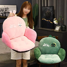 ZQH Set di Cuscini per Sedia Cuscino Schienale per Sedia Cuscino Trapuntato Sedia A Dondolo Cuscino per Seggiolino Auto Imbottito con Fiocchi per Uomo Donna Bambini,Rosa
