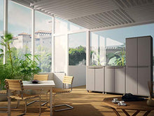 TERRY Jrattan 68 Armadio Basso in Plastica Tuttopiani, Grigio/Tortora, 68X37,5X91,5 cm