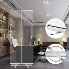 WAWB 80Cm * 200Cm Parete Divisoria in Plexiglasscon Protezione Anti-Starnuto in Plastica Trasparente per Luoghi Pubblici