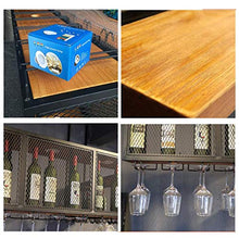 COLiJOL Supporto per Bicchiere da Vino Capovolto, Portabicchieri in Ferro in Metallo a 2 Livelli Altezza Regolabile Decorazione per Soffitto Scaffale Decorazione per Applicazione Rack,80 cm (31,5 Pol