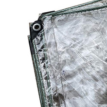 GDMING Telone Occhiellato Impermeabile Trasparente, Pieghevole PVC Baldacchini, A Prova di Strappo E A Prova di Vento (400gsm) per Coperture per Piante Tenda, Personalizzabile