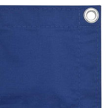 vidaXL Paravento da Balcone Blu 90x600 cm Tessuto Oxford