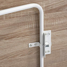 Homy Casa tavolo pieghevole oblungo da parete, realizzato in legno, ideale per colazione e cena, con sgabello pieghevole incluso, color faggio